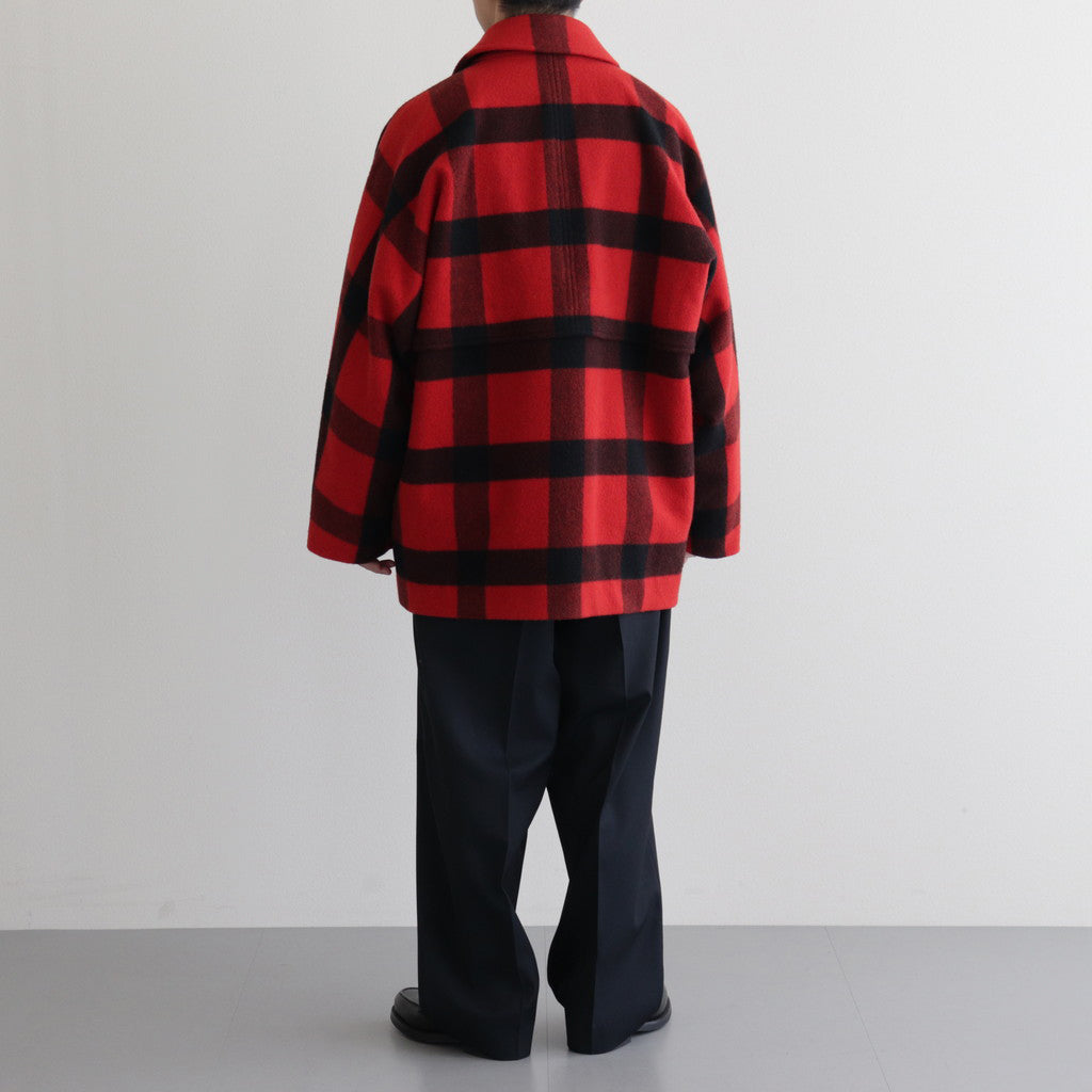 Buffalo Plaid Cruiser Jacket #Red×Black [BHS23F016BUFF] – Diffusion