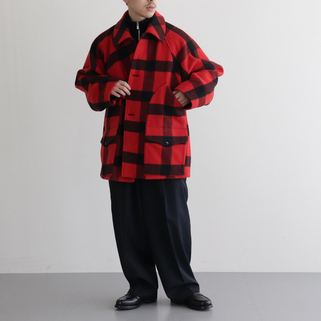 Buffalo Plaid Cruiser Jacket #Red×Black [BHS23F016BUFF]