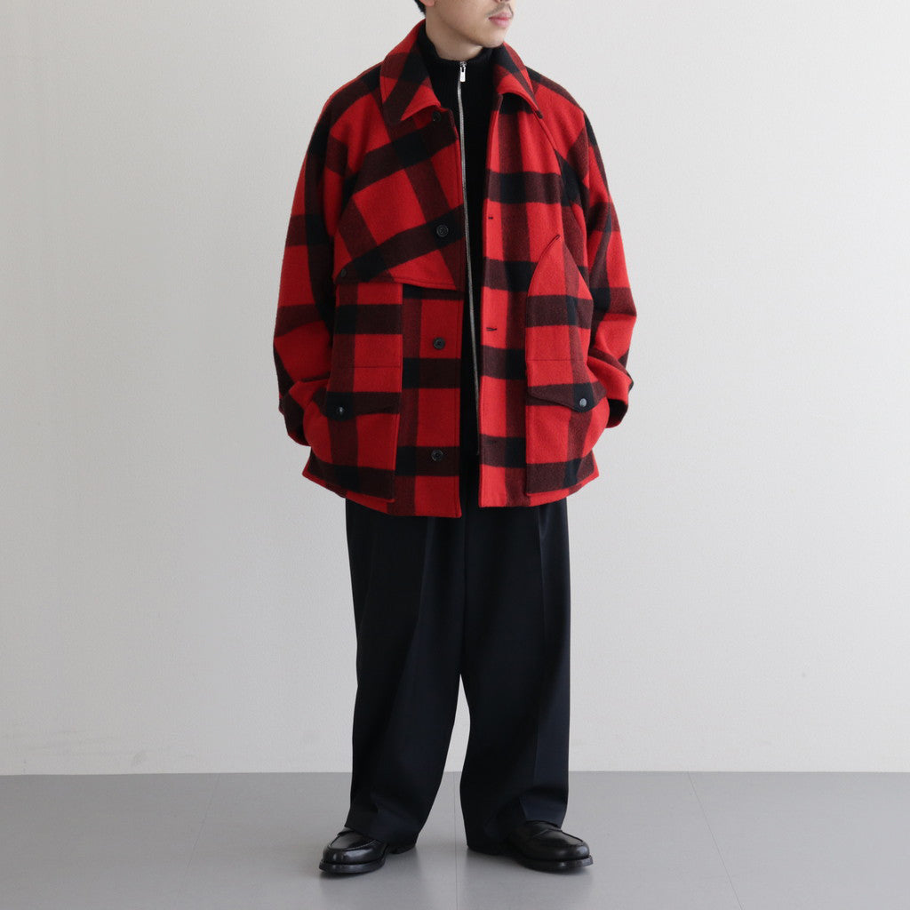 Buffalo Plaid Cruiser Jacket #Red×Black [BHS23F016BUFF]