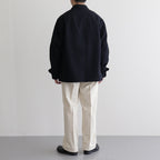 W/CA HUNTING SHIRT JACKET #NAVY STRIPE. [PMAQ-SJ07]