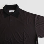 1B POLO #BLACK×BROWN [M24A-16CS03B]