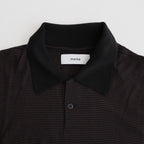 1B POLO #BLACK×BROWN [M24A-16CS03B]