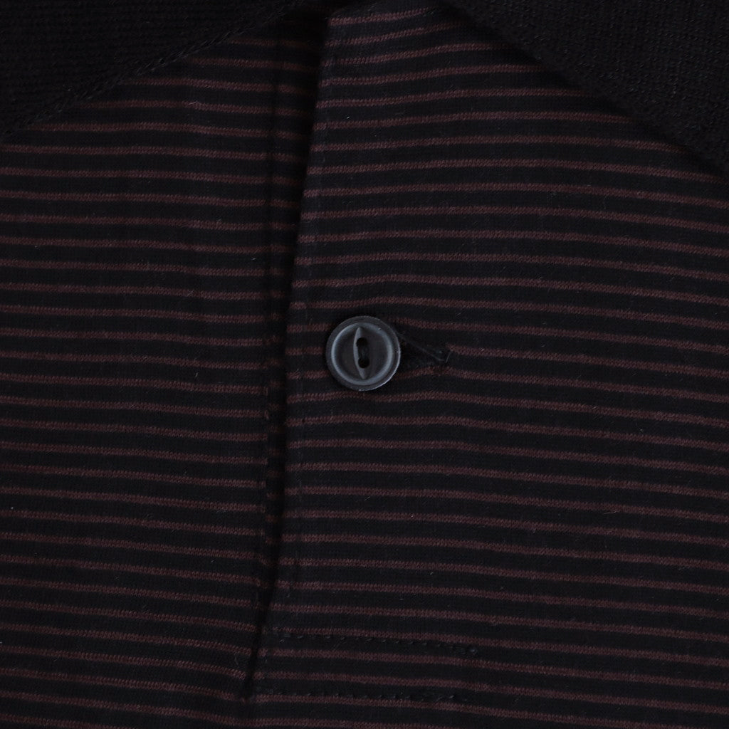 1B POLO #BLACK×BROWN [M24A-16CS03B]