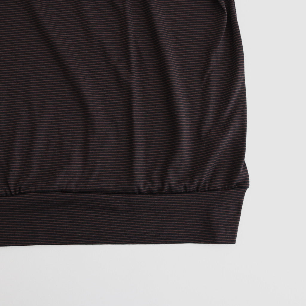 1B POLO #BLACK×BROWN [M24A-16CS03B]