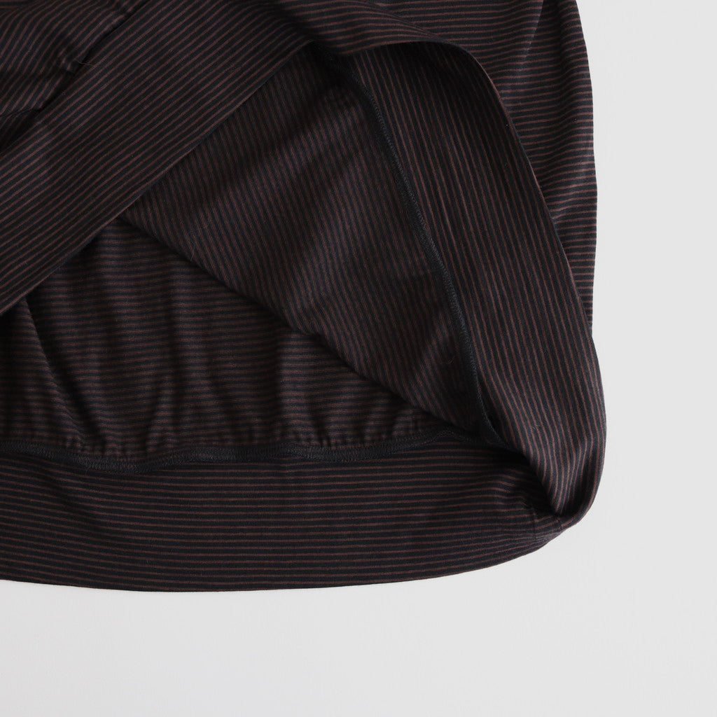 1B POLO #BLACK×BROWN [M24A-16CS03B]