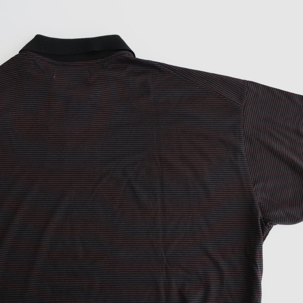 1B POLO #BLACK×BROWN [M24A-16CS03B]