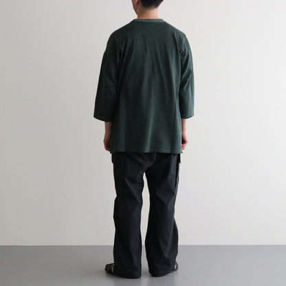 C/R 3QUARTER SLEEVE TOP #FOREST [PMAR-CS06]