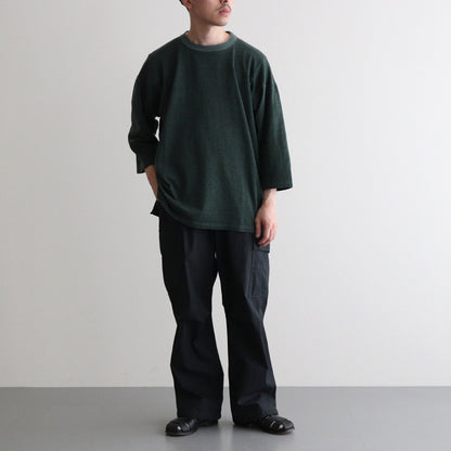 C/R 3QUARTER SLEEVE TOP #FOREST [PMAR-CS06]