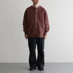 OPEN FRONT TUBE CARDY #BARK [241OJ-CT09]