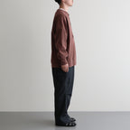 OPEN FRONT TUBE CARDY #BARK [241OJ-CT09]