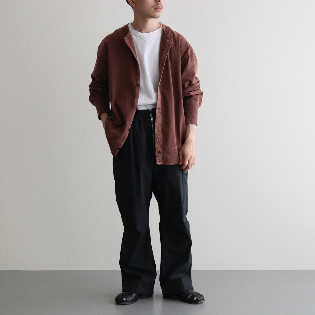 OPEN FRONT TUBE CARDY #BARK [241OJ-CT09]