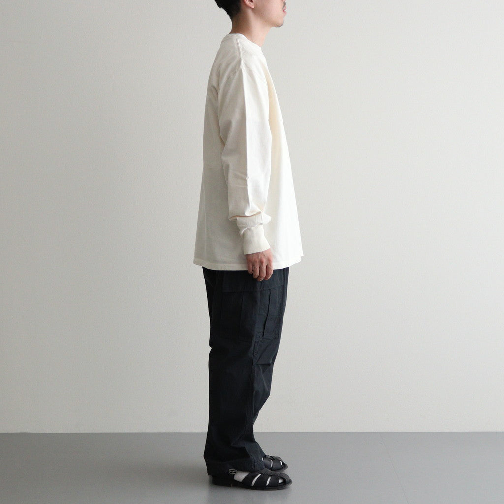 LONG SLEEVE TUBE TEE #BONE [241OJ-CT10]