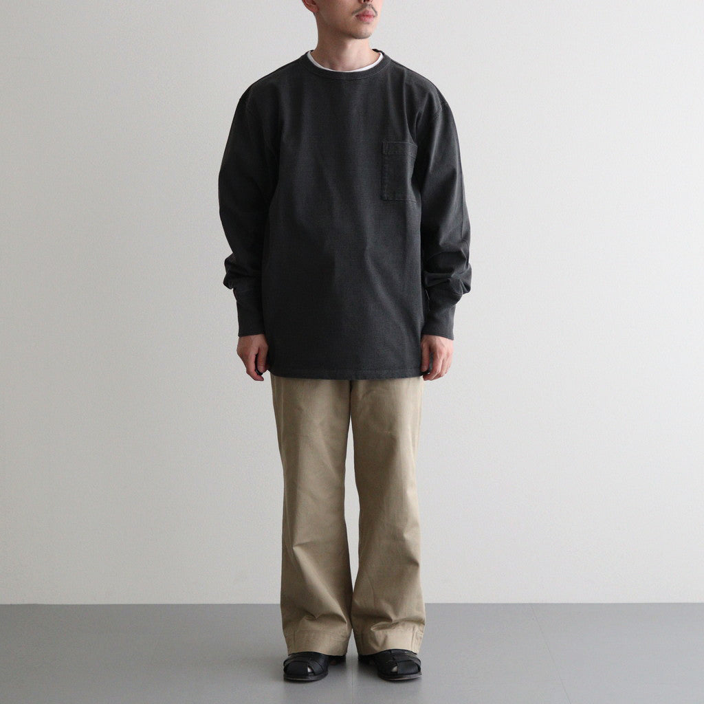 LONG SLEEVE TUBE TEE #BLACK [241OJ-CT10]