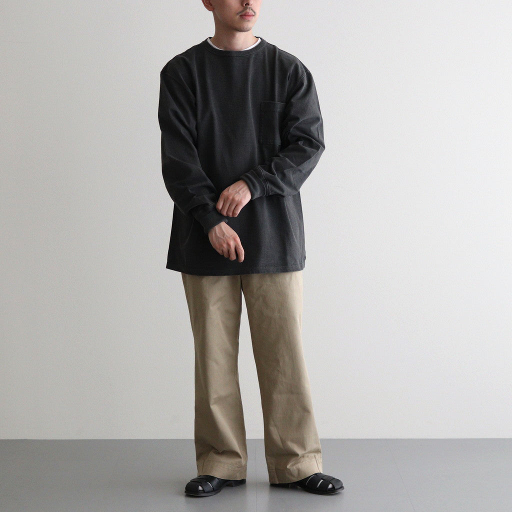 LONG SLEEVE TUBE TEE #BLACK [241OJ-CT10]