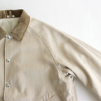 DUCK CLOTH FIELD JACKET #CREAM [PMAQ-OT03]