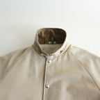 DUCK CLOTH FIELD JACKET #CREAM [PMAQ-OT03]