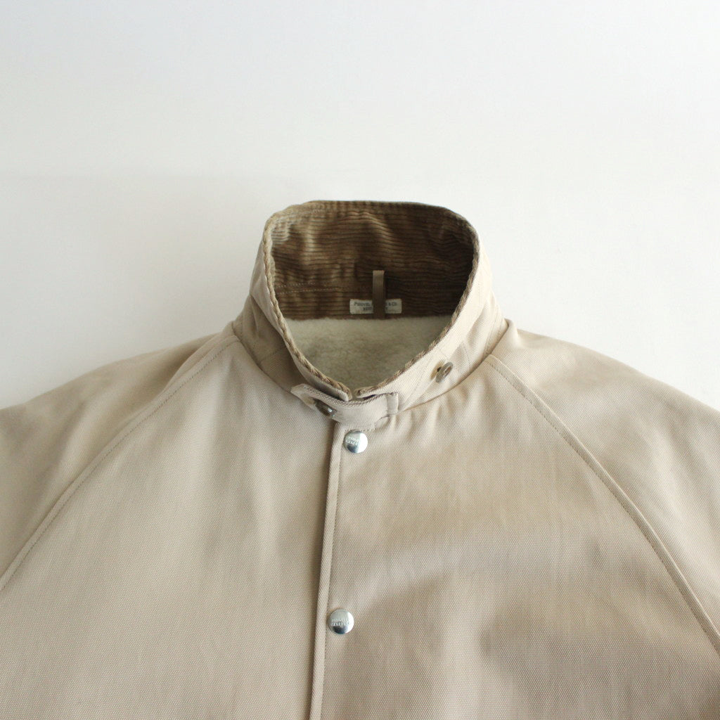DUCK CLOTH FIELD JACKET #CREAM [PMAQ-OT03]