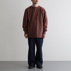 LONG SLEEVE TUBE TEE #BARK [241OJ-CT10]