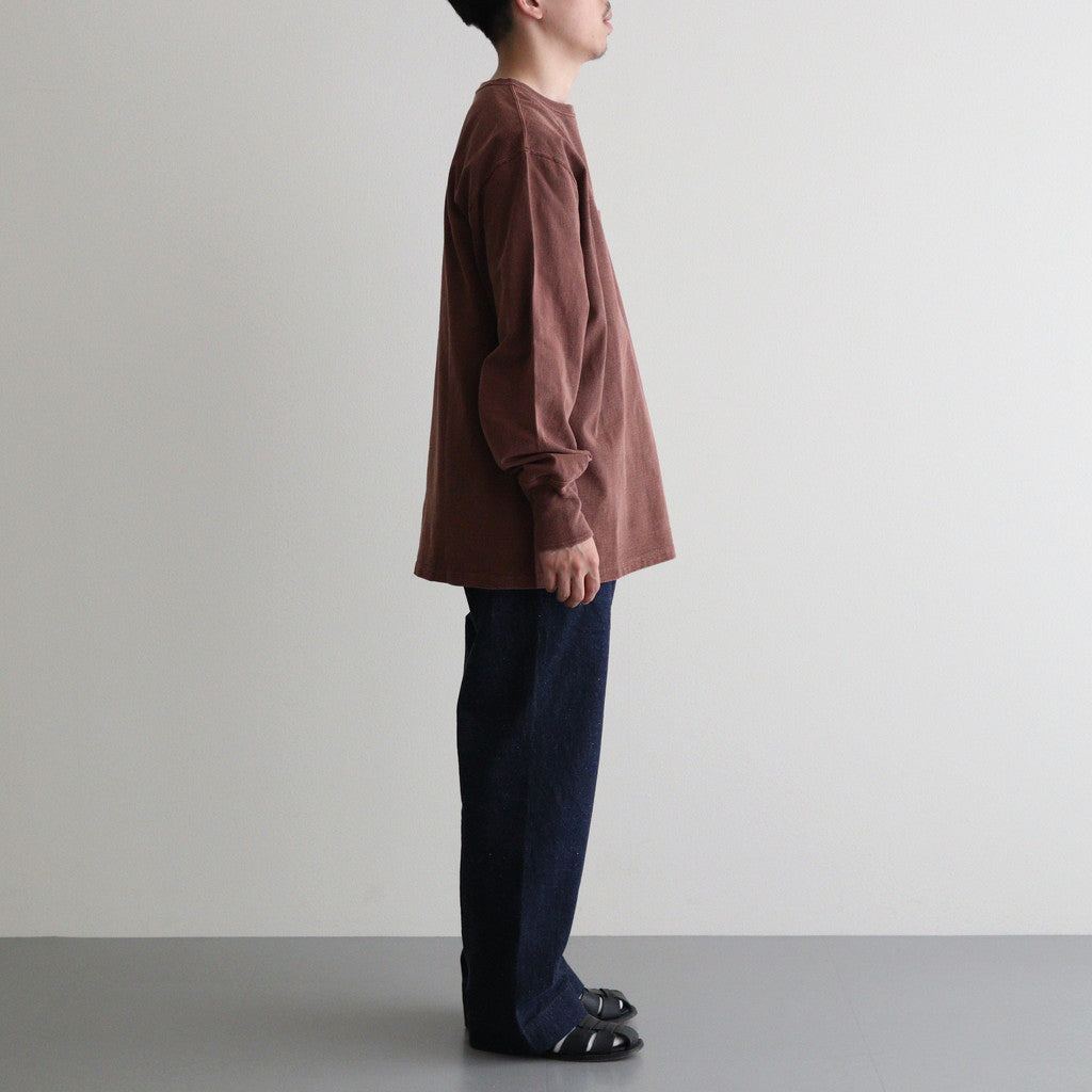 LONG SLEEVE TUBE TEE #BARK [241OJ-CT10]