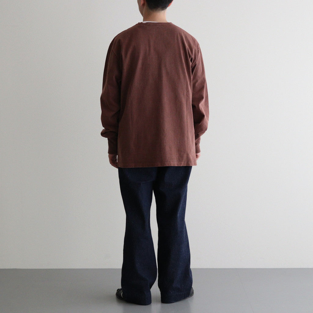 LONG SLEEVE TUBE TEE #BARK [241OJ-CT10]