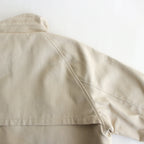 DUCK CLOTH FIELD JACKET #CREAM [PMAQ-OT03]