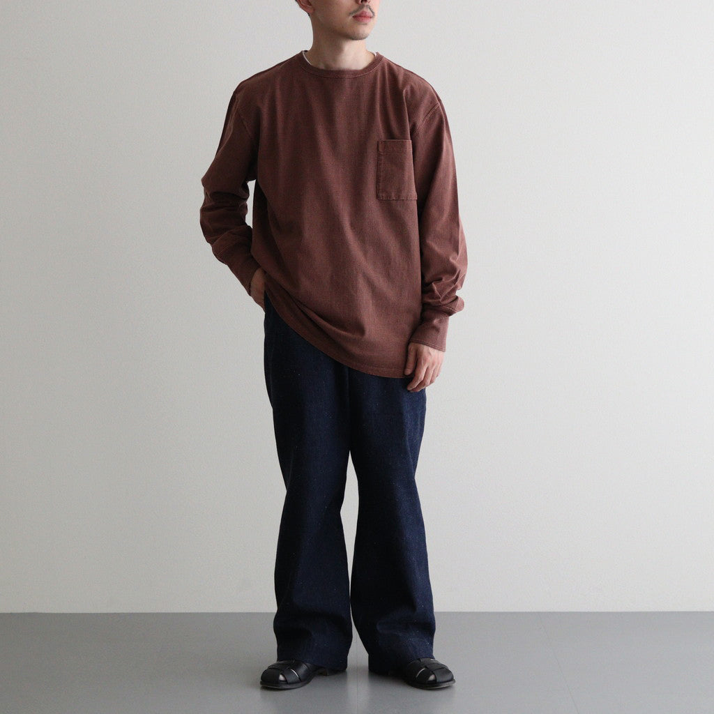 LONG SLEEVE TUBE TEE #BARK [241OJ-CT10]