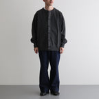 OPEN FRONT TUBE CARDY #BLACK [241OJ-CT09]