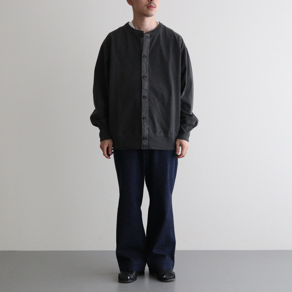 OPEN FRONT TUBE CARDY #BLACK [241OJ-CT09]