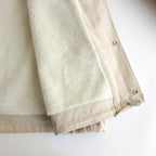 DUCK CLOTH FIELD JACKET #CREAM [PMAQ-OT03]