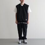 Nylon Tussah Field Vest #Black [N24FN003]