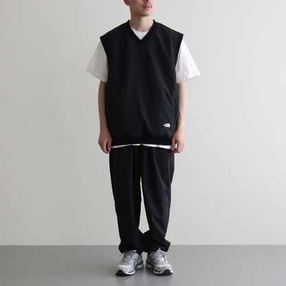 Nylon Tussah Field Vest #Black [N24FN003]