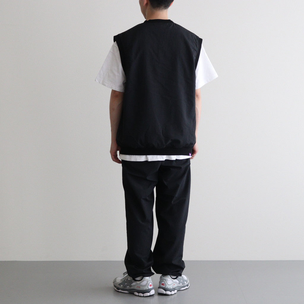 Nylon Tussah Field Vest #Black [N24FN003] – Diffusion