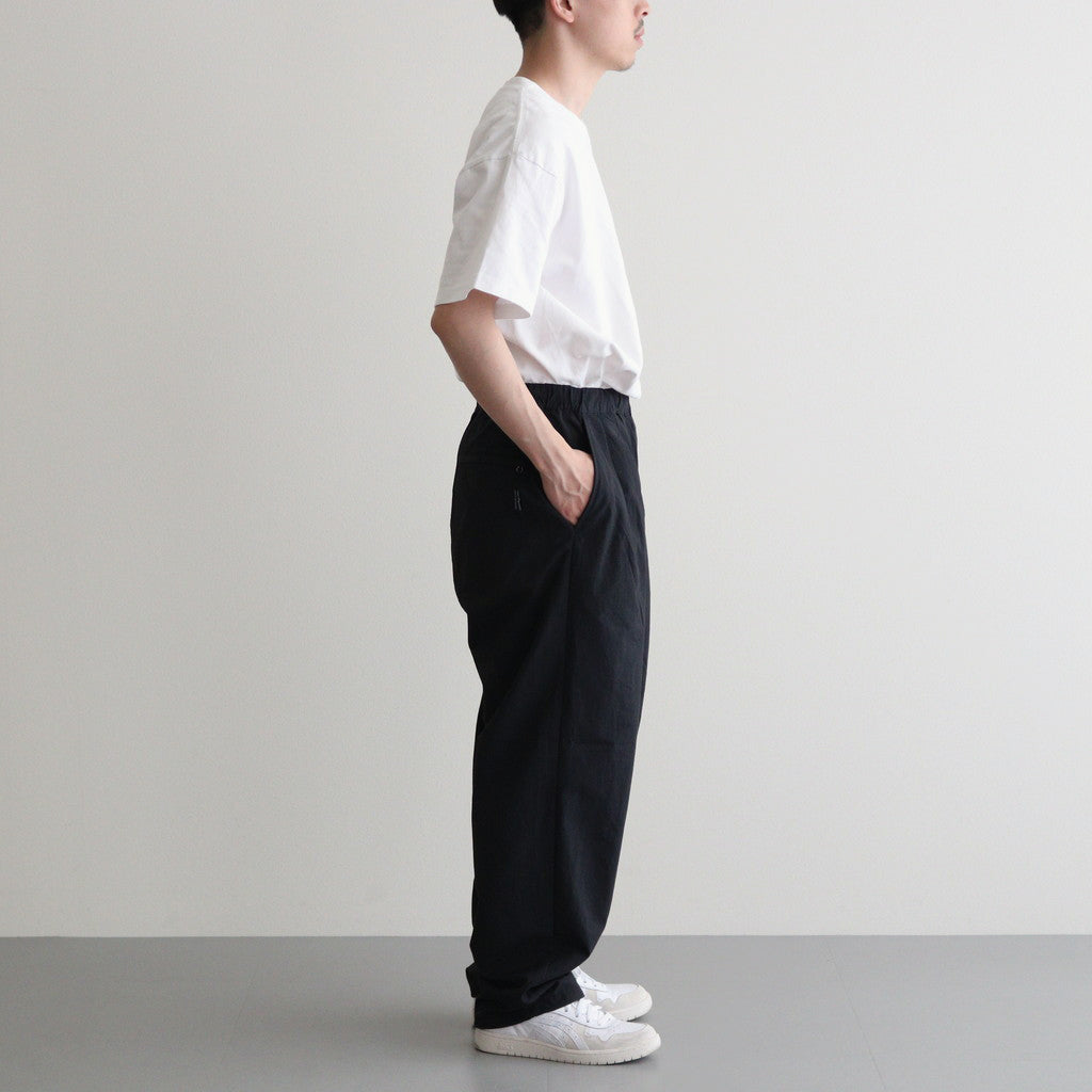 Nylon Tussah Field Pants #Black [N24FC004]