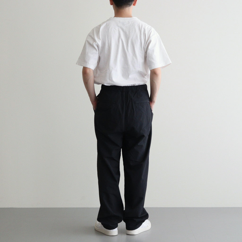 Nylon Tussah Field Pants #Black [N24FC004]