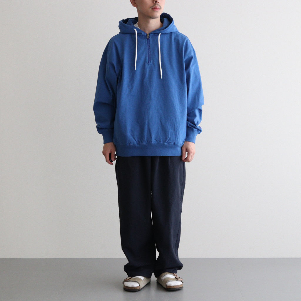 9.5oz Cotton Jersey Field Hooded Parka #Royal Blue [N24FH006]