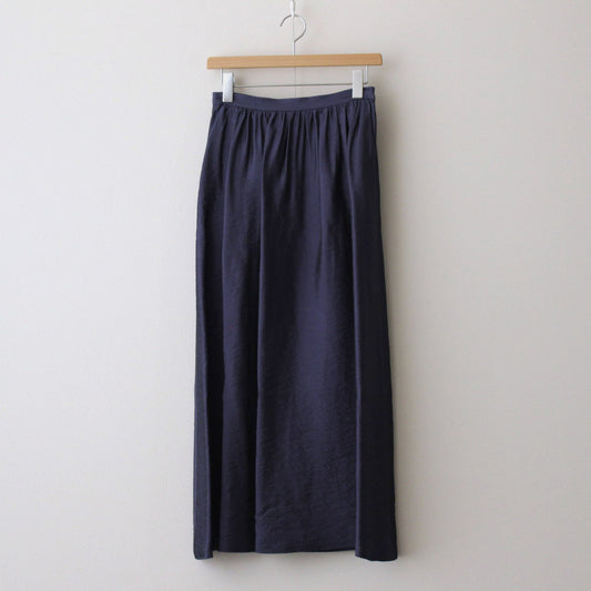 Ny/R Gather Skirt #DarkPurpleNavy [BHSW24S6NyR]