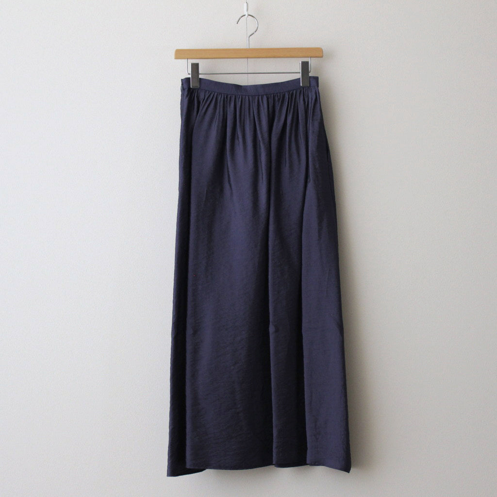 Ny/R Gathered Skirt #DarkPurpleNavy [BHSW24S6NyR]