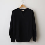 Co/Li Garter Stitch Skipper Knit #Black [2024-N14]