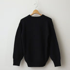 Co/Li Garter Stitch Skipper Knit #Black [2024-N14]