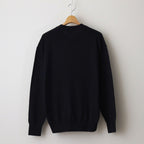 Co/Si V-neck Knit #Black×Navy [2024-N15]