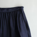 Ny/R Gather Skirt #DarkPurpleNavy [BHSW24S6NyR]