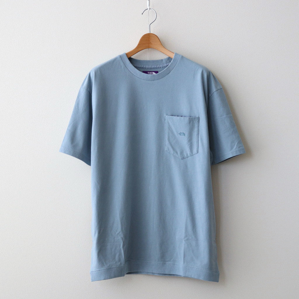 High Bulky Pocket Tee #Sax [NT3422N]