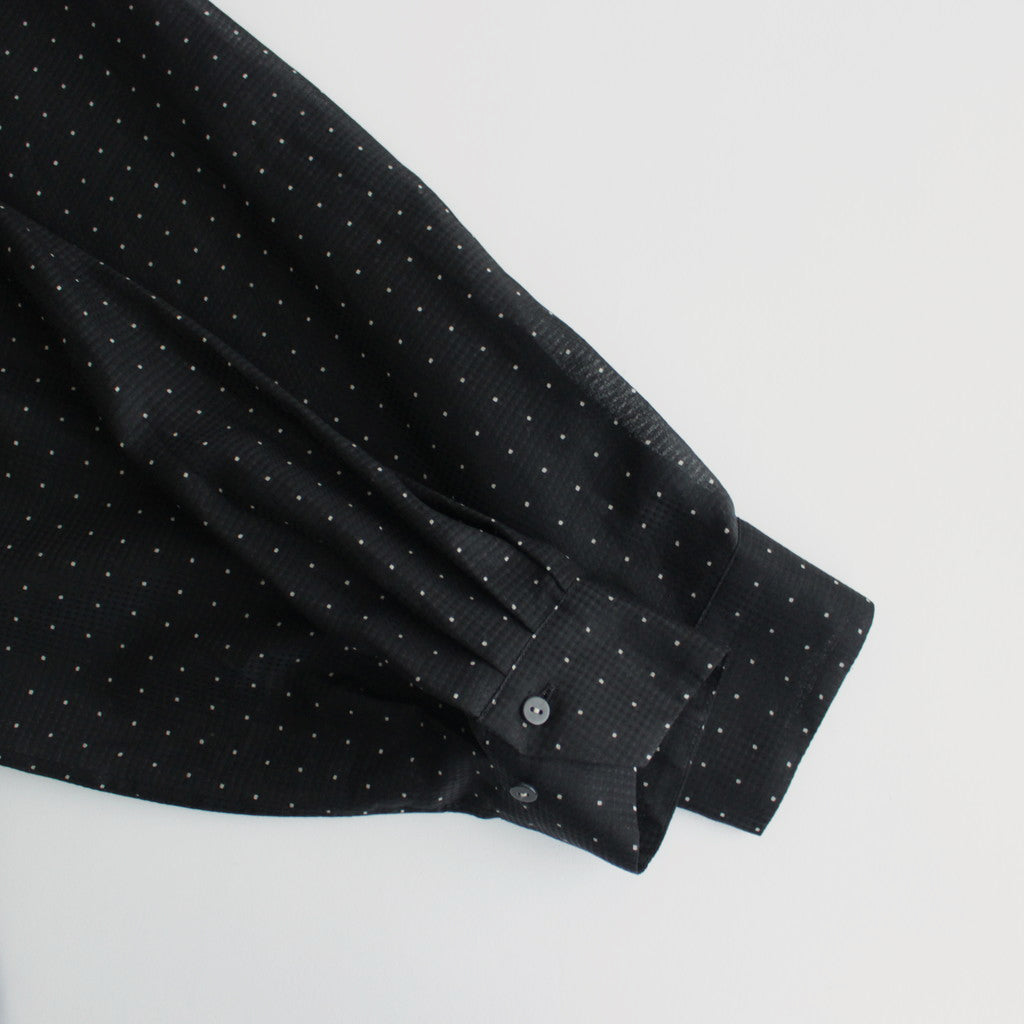 Square Dot Blouse Jacket #Black [BHSW24S3Dot]