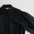 Square Dot Blouse Jacket #Black [BHSW24S3Dot]