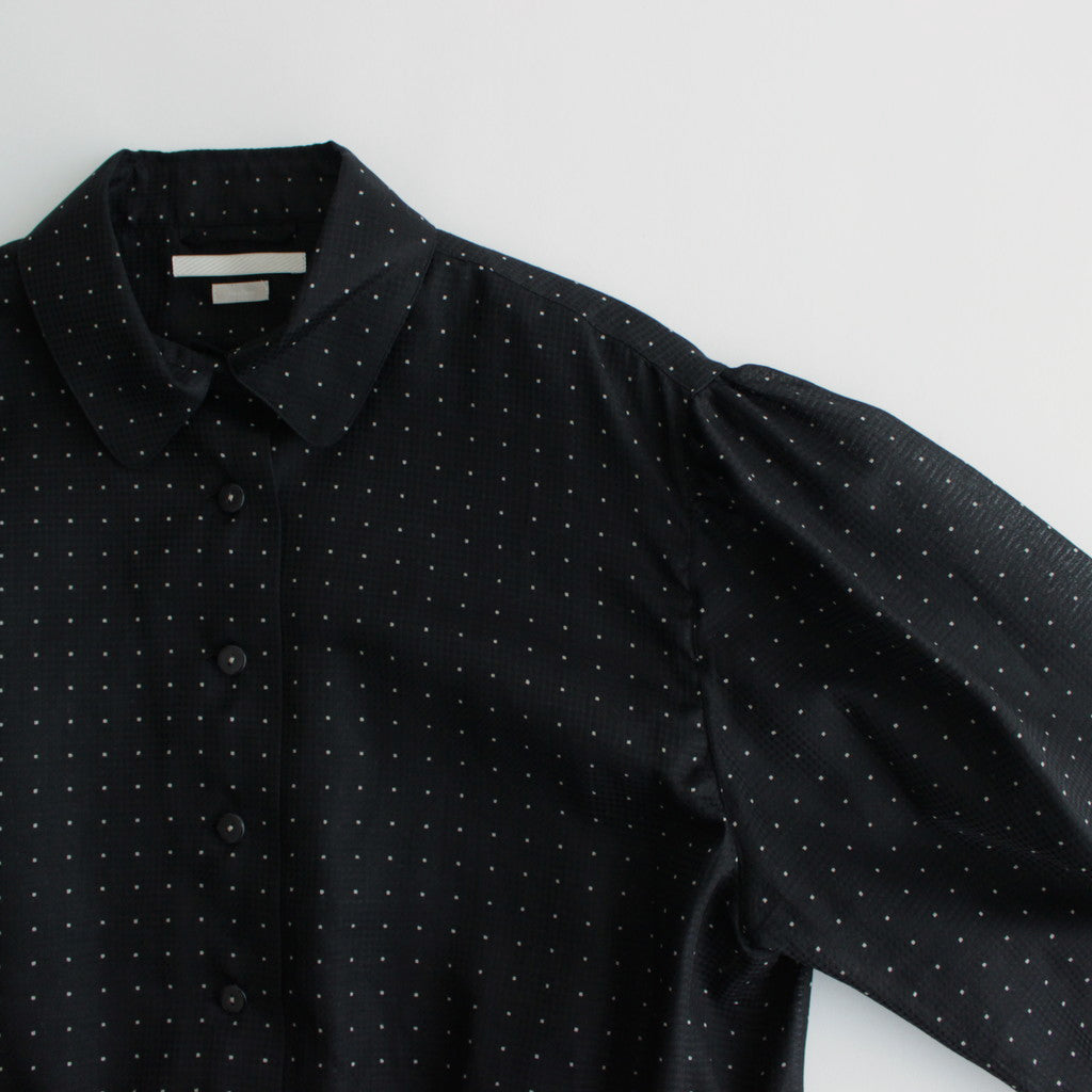 Square Dot Blouse Jacket #Black [BHSW24S3Dot]