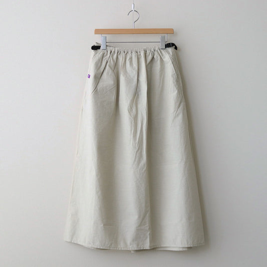 Field Gathered Skirt #Light Beige [NTW5409N]