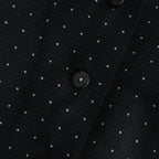 Square Dot Blouse Jacket #Black [BHSW24S3Dot]