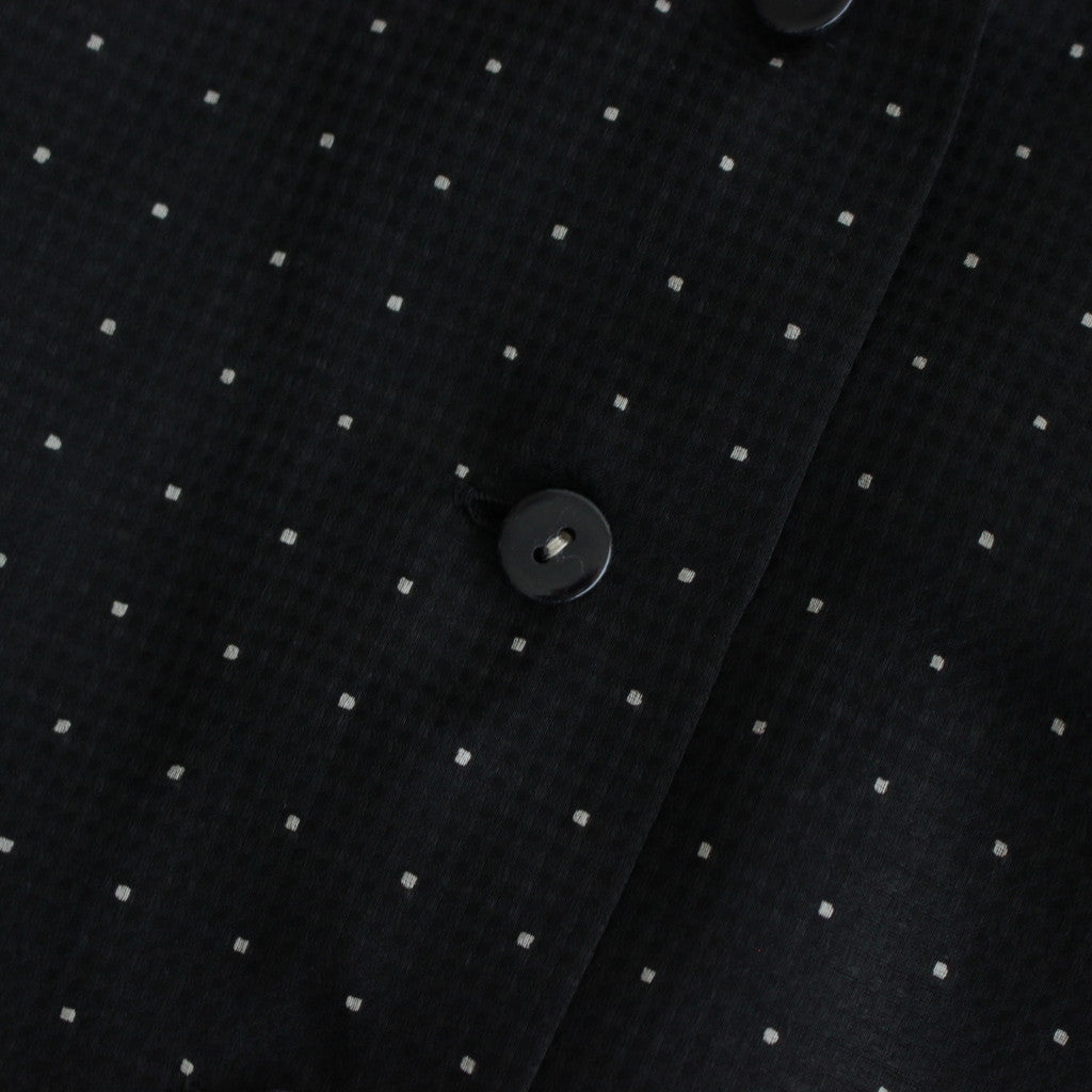 Square Dot Blouse Jacket #Black [BHSW24S3Dot]