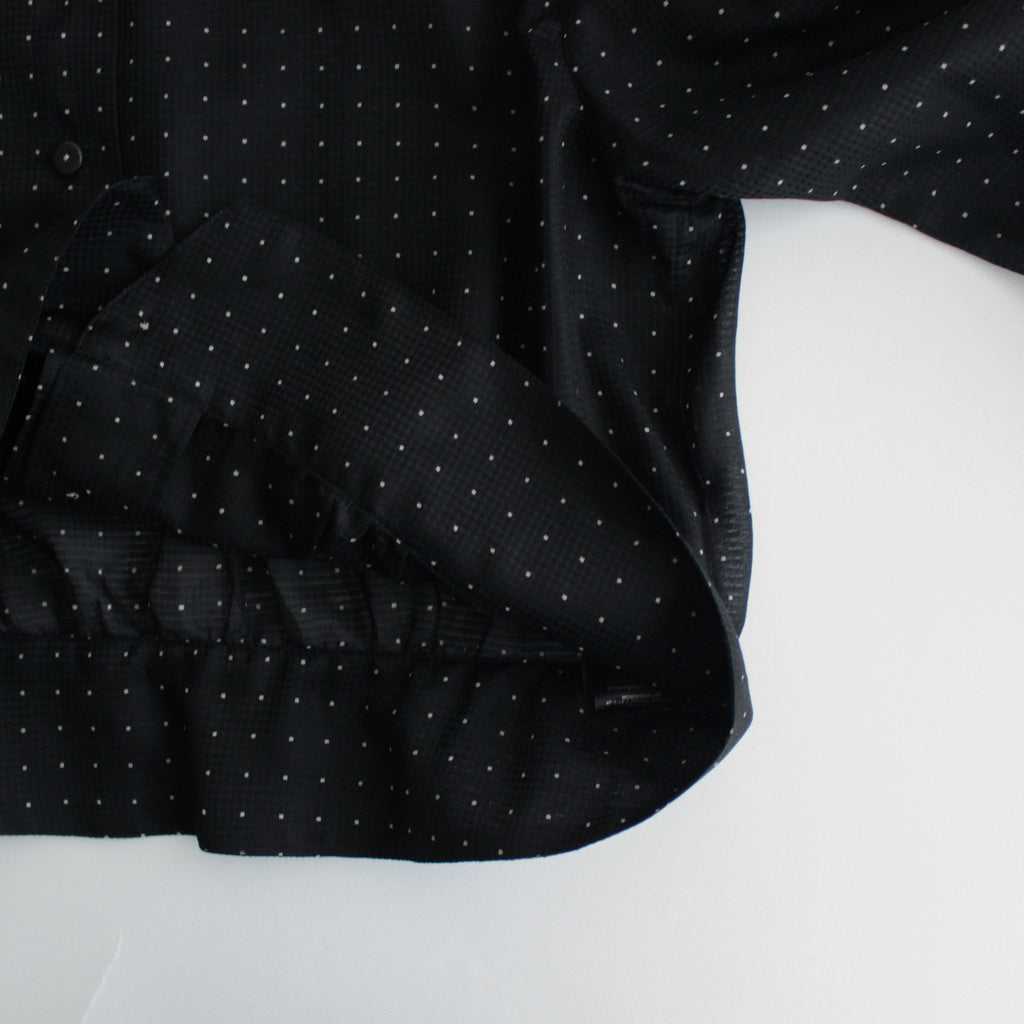 Square Dot Blouse Jacket #Black [BHSW24S3Dot]
