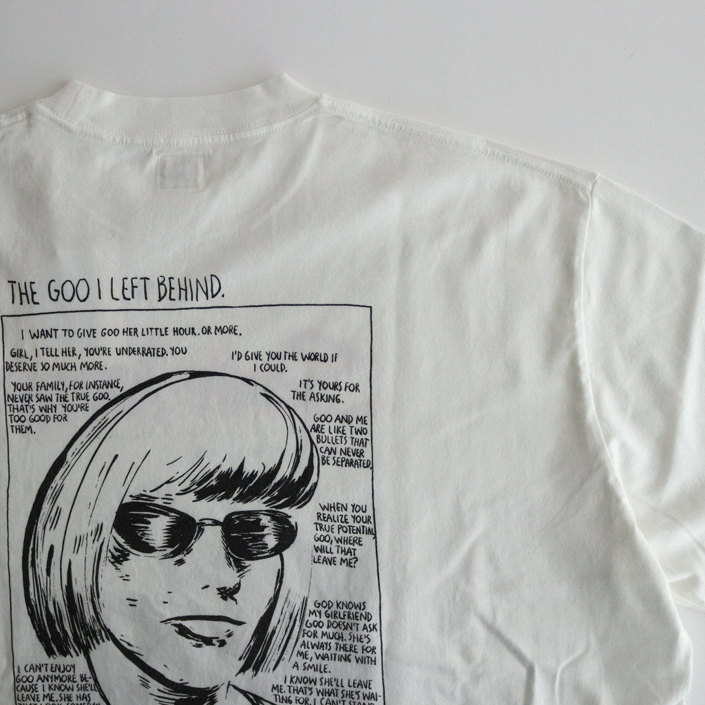 Echo Print Tee WIDE #White [bROOTS24S34SONIC1]